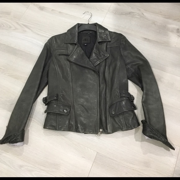 Banana Republic Jackets & Blazers - BANANA REPUBLIC Leather Moto Jacket